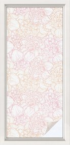 Szélvédőfólia Ablak Adatvédelem Virágos elegancia 50x116