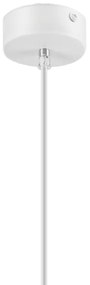 Simon függeszték 1xE27/60W/230V fehér, kábellel