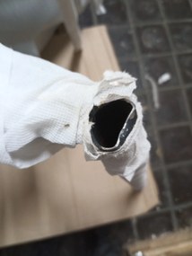 AKCIÓ Szürke FOX szék fekete lábakkal II. osztály