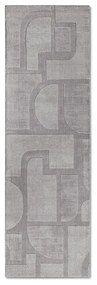 Szürke kézi szövésű gyapjú futószőnyeg 80x250 cm Alexis – Villeroy&amp;Boch