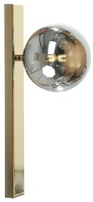 Zuma Line 1217 - SERENITY fali lámpatest 1xG9/8W/230V arany/füstös fekete