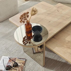 Luna 4 - Bronze, Sapphire Oak