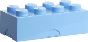 Világoskék műanyag gyerek tárolódoboz 20x10x7 cm – LEGO®
