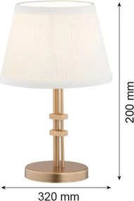 Argon ATRANI 8354 Asztali lámpa 1x15W/E27 IP20