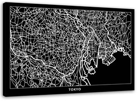 Gario Vászonkép Tokió város terve Méret: 60 x 40 cm