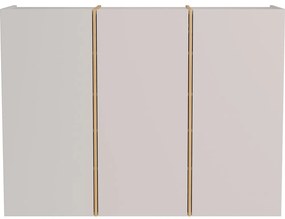 Krémszínű előszoba szekrény 138x103x38 cm Libbiano – Germania