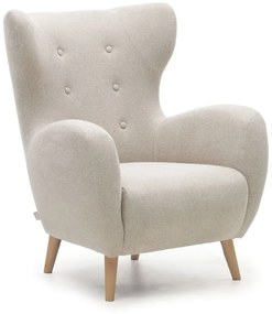 Bézs füles fotel Patio – Kave Home
