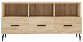 sonoma tölgy színű szerelt fa TV-szekrény 102 x 36 x 50 cm