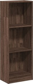 vidaXL barna tölgy színű szerelt fa könyvszekrény 40 x 24 x 109 cm