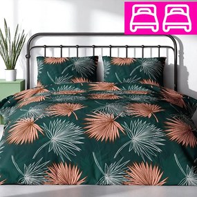 Pamut ágynemű TORRY GREEN 4 részes 140x200 cm