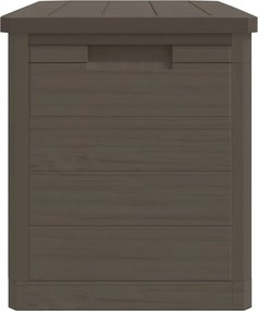 vidaXL barna polipropilén kültéri párnatartó láda 77,5 x 44,5 x 53 cm