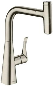 Hansgrohe M71, mosogatócsaptelep M7115-H240 kihúzható spray-vel, sBOX, rozsdamentes acél megjelenés, HAN-73802800