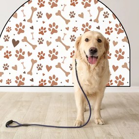 PIPPER. Védő textil falmatrica – Ív – Mancsok Méret: 120x96cm, Indíték: név nélkül