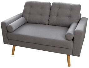 MANDI VELVET szürke 2 személyes kanapé