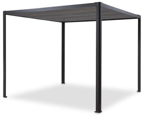 Blumfeldt Pantheon RemoteShade, pavilon, motorizált tető, 3 x 3 m, 280 g/m², szürke