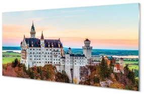 Üvegképek Németország Castle őszi München 140x70 cm