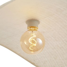 Modern függőlámpa bézs 65 cm - Hat