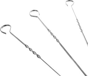 Rozsdamentes acél grillező nyárs szett 10 db-os – Orion