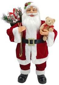 Hagyományos Santa Claus dekoráció 80cm