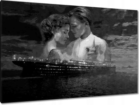 Vászonkép 120x80 Titanic Fekete-fehér