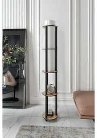 Állólámpa polcokkal NOTO 1xE27/40W/230V bézs/fekete