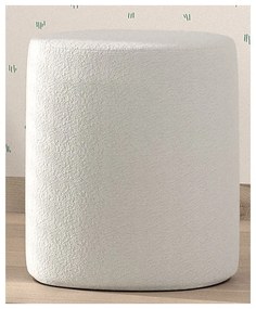 Fehér buklé gyerek puff MOON – Vipack