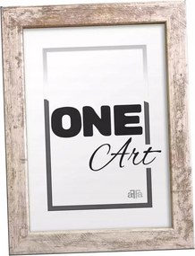 Hekla Keret 10X15 CM, Fehérített Fenyő