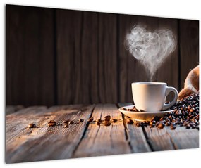 Kép - Kávé idő (90x60 cm)