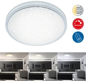 Brilo - LED Dimmelhető mennyezeti lámpa STARRY SKY LED/18W/230V 3000-6500K + távirányító