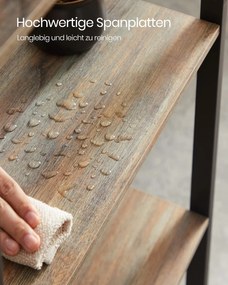 Könyvespolc, 14 polcos könyvespolc, 158 x 166 x 24 cm, türkizbarna és tintafekete