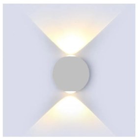 LED Kültéri fali lámpa LED/6W/230V 3000K IP65 szürke