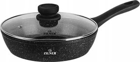 Mély márvány serpenyő fedővel 28cm Zilner