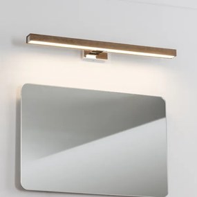 Brilagi-LED Fürdőszobai tükörmegvilágítás WOODY MIRROR LED/12W/230V IP44 tölgy/króm