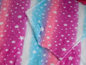 báránybunda hatású kapucnis, ujjas pléd AURORA színes