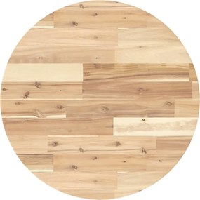 vidaXL kerek tömör akácfa asztallap Ø60 x 4 cm