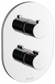 Kád csaptelep Ravak Chrome vakolat alatti résszel együtt króm X070094