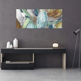 Kép - Absztrakt figurás festészet (120x50 cm)