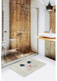 Krémszínű fürdőszobai kilépő 40x60 cm Blue Eyes – Foutastic