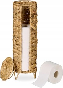 Tárolórekesz 4 tekercs WC-hez Relaxdays 50,5 x 16 cm