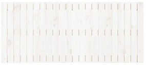 fehér tömör fenyőfa fali fejtámla 140x3x60 cm