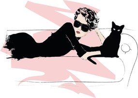 Kép - Fashion lady (70x50 cm)