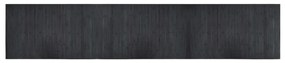 négyszögletű szürke bambusz szőnyeg 60 x 300 cm