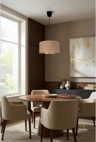 Brilagi - VELVET kábeles függőlámpa 1xE27/60W/230V, átm. 40 cm, bézs/arany