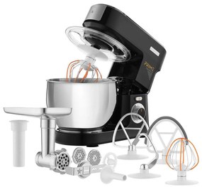 Sencor - fekete konyhai robotgép rozsdamentes acél keverőtállal 1000 W/230 V