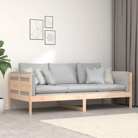 tömör fenyőfa kanapéágy 90x200 cm