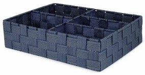 Compactor Toronto ruha - és kiegészitőrendszerező, kékes szürke, 5 rekesz