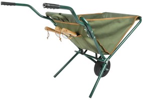 Esschert Design GT138 zöld összecsukható talicska