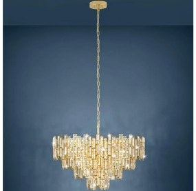 Eglo 39614 - Csillár láncon CALMEILLES 10xE14/25W/230V á. 78 cm