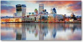 Fotó üvegkép London panoráma 140x70