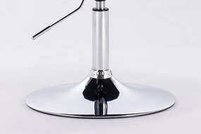 HR830 Halványlila Modern Velúr Szék Krómozott lábbal